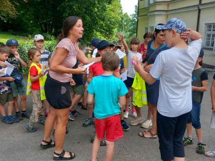 Návštěva na zámku v Rozsochatci