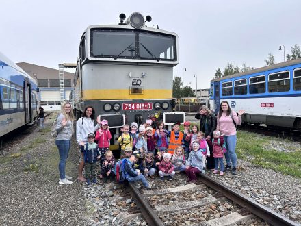 Exkurze na nádraží s dětmi z MŠ