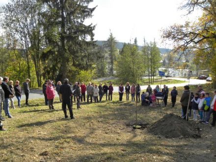 21. 10. 2018 Sázení lípy ke 100. výročí vzniku republiky